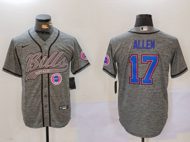 Men Buffalo Bills #17 Allen Grey Joint Name 2024 Nike Limited NFL Jersey style 9123->indianapolis colts->NFL Jersey